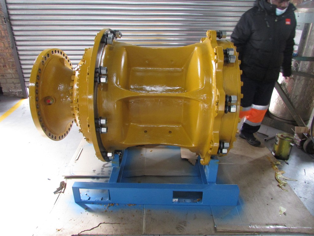 CAT 777D Wheel Station